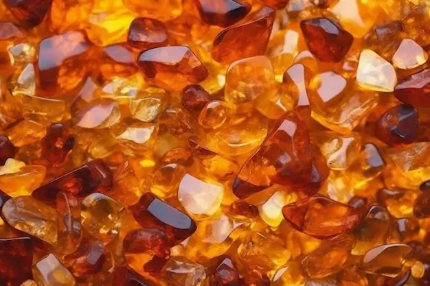 An artful arrangement of exotic spices and golden amber resin.