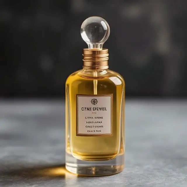 Bottle of Citrine Veil perfume.