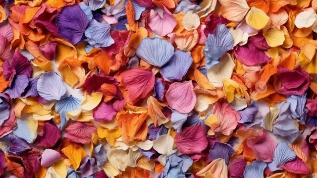 Abstract texture of flower petals.